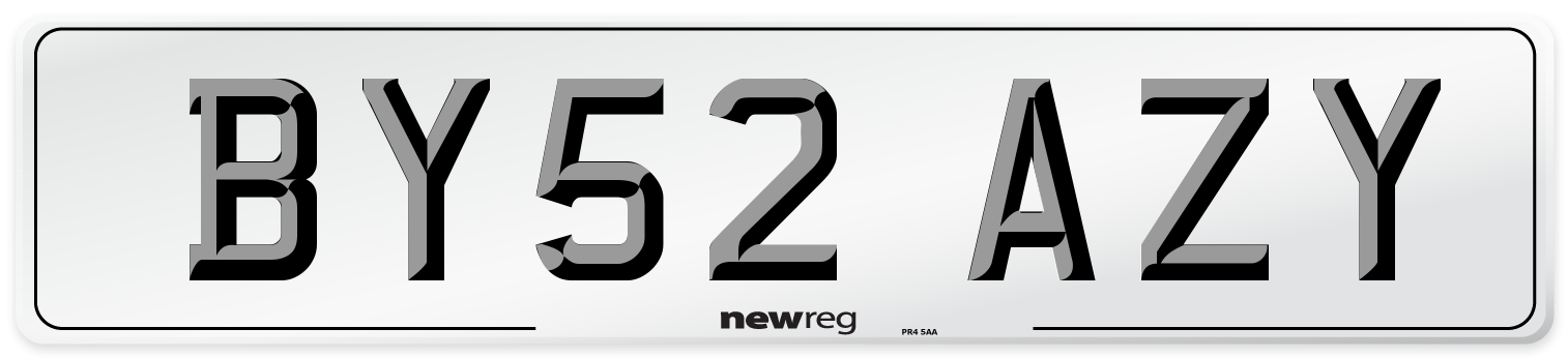 BY52 AZY Number Plate from New Reg